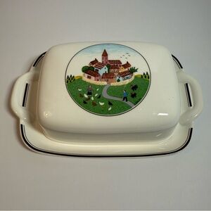 Villeroy & Boch Naïf Butter Dish vintage